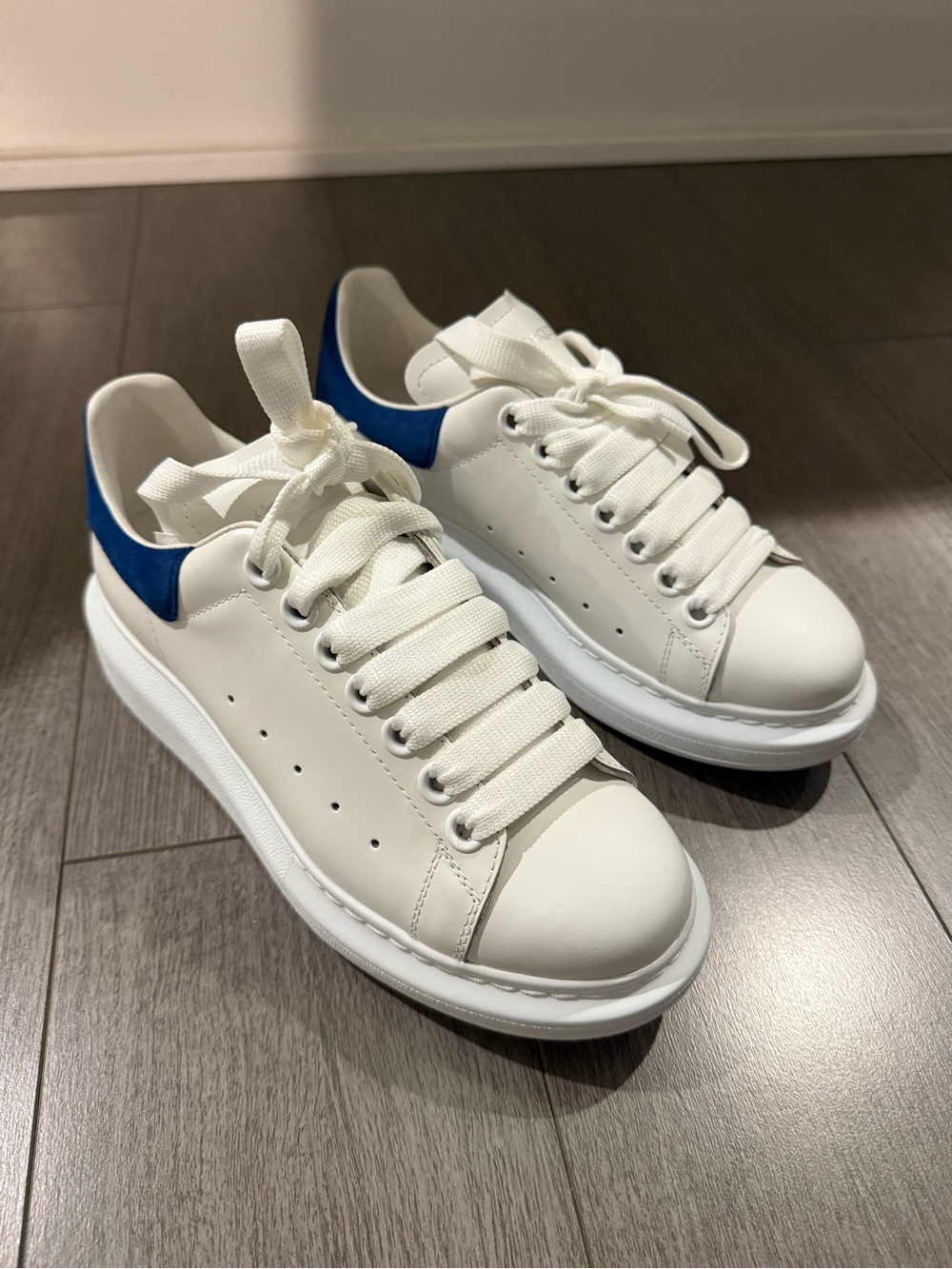 Alexander McQueen Oversized Leather Sneakers - Size 6.5